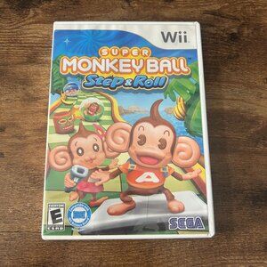 Super Monkey Ball: Step & Roll Nintendo Wii 2010 - Complete with Manual